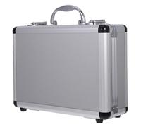 Garneck Valigetta Portautensili Portatile Serratura Codice Organizer Resistente e Custodia Argento