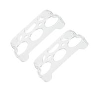 Garneck Vassoio per Uova 6 Scomparti 2 Pezzi Coperchio per Frigorifero Organizzatore Compatto per Cucina e Ristorante 5.8x3.8x0.8 Pollici