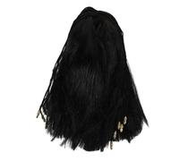 Garneck Vestire La Parrucca Parrucche Per Parrucca Decorativa Cosplay Costume Parrucche Per Feste in Costume Di Alla Moda Da Donna Nero Plastica