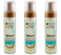 Garnier ABBRONZANTE NATURALE Mousse Autoabbronzante 3 x 200ml con Acqua di Cocco