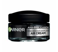 Garnier air cream aha+bha con carbone crema opacizzante leggera 188 g