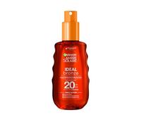 GARNIER Ambra solare Ideal Bronze - Olio protettivo Sublimatrice SPF 20 - Sublime L'abbronzatura - Non appiccicoso - Vitamina E & Burro di Karité - Vegan & Cruelty Free - Tutti i tipi di pelle - 150