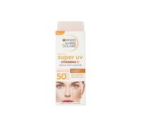 Garnier Ambre Solaire Super UV lezione protettiva leggera contro le macchie della pelle con vitamina C SPF 50+ 40 ml