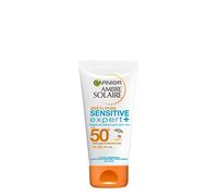 Garnier Ambre Solaire Crema protettiva ultra dolce Sensitive Expert+ bambini all'ombra, FPS 50+, 50 ml