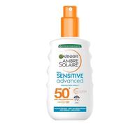 Garnier Ambre Solaire Crema Solare Spray per Pelli Sensibili, SPF 50 Resisto, 200 ml [Versione Inglese]