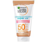Garnier Ambre Solaire Crema solare viso sensitive Expert +/Fronte della protezione solare impermeabile/SPF 50 + per pelli sensibili, 1er Pack - 50 ML