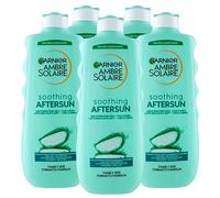 Garnier Ambre Solaire DopoSole Latte Idratante Lenitivo con Aloe Vera di Origine Naturale Formula a Lunga Durata 24h Dermatologicamente Testata Non Unge e Non Appiccica - 5 Flaconi da 400ml