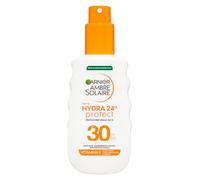 Garnier Ambre Solaire Hydra 24H Protect spray SPF30 - Non grasso - resistente all'acqua - Vitamina E - Approvato da Cruelty Free International - 150ml