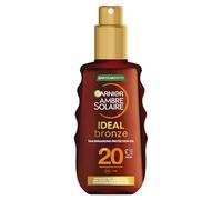 Garnier Ambre Solaire Ideal Bronze Olio Spray Protezione Solare con Acceleratore di Abbronzatura SPF 20 150 ml