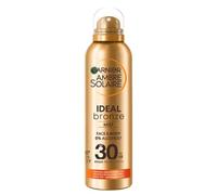 Garnier Ambre Solaire Ideal Bronze SPF 30 - Protezione Solare Viso e Corpo, Resistente all’Acqua, 150 ml" (1)