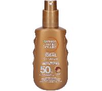 Garnier Ambre Solaire Ideal Bronze spray protettivo per stimolare e prolungare l'abbronzatura SPF 50 150 ml