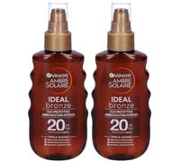 Garnier Ambre Solaire Ideal Bronze Spray SPF 20+ 2x178,1 ml