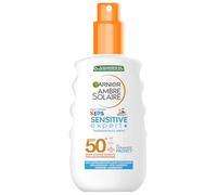 Garnier Ambre Solaire Kids Sensitive Expert+ Crema Solare SPF 50+ per Bambini, Impermeabile e Resistente alla Sabbia, 1 x 150 ml