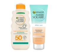 Garnier Ambre Solaire Latte Solare Ocean SPF 50 - Protezione Alta - Resistente all’Acqua - Formula Eco-Designed - 200 ml (Protezione + Doposole)