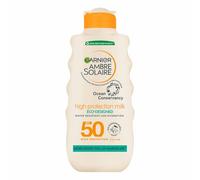 Garnier Ambre Solaire Latte Solare Ocean SPF 50 - Protezione Alta - Resistente all’Acqua - Formula Eco-Designed - 200 ml (1 Unità)