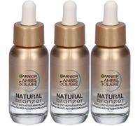 Garnier Ambre Solaire Natuarl Bronzer - Gocce viso autoabbronzanti 3x1