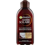 Garnier Ambre Solaire Olio Abbronzante, Per un'Abbronzatura Intensa, Ideale per Pelli Scure e già Abbronzate, Nutre e Dona Luminosità e Morbidezza, Con Olio di Cocco, 200 ml