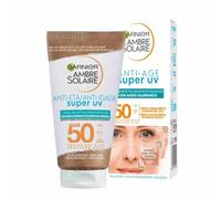 Garnier Ambre Solaire Protezione Solare Per Il Viso Antirughe Con Acido Ialuronico SPF 50 50 Ml