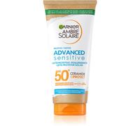 Garnier Ambre Solaire Sensitive Advanced latte abbronzante protettivo con ceramidi SPF 50+ 200 ml