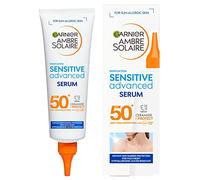 Garnier Ambre Solaire Sensitive Advanced Serum SPF50+ siero di protezione solare waterproof per il corpo e il viso 125 ml