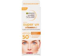 Garnier Ambre Solaire Super UV lezione protettiva leggera contro le macchie della pelle con vitamina C SPF 50+ 40 ml