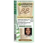 Garnier BB Cream Classica SkinActive, Per Pelle Uniforme e Idratata, Look Naturale, Arricchita con Acido Ialuronico, Aloe Vera e Pigmenti Minerali, SPF 15, Tonalità: Scura