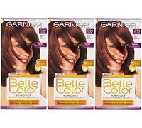 Garnier Belle Color 6.32, 3 tinte coloranti permanenti per capelli, biondo ambrato miele