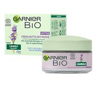 Garnier Bio Crema Notte Antirughe Rigenerante Alla Lavanda, Formula Arricchita Con Oli Di Argan E Jojoba Biologici, 50 ml, Confezione da 1