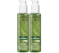 Garnier Bio Lemongrass Detersivo per la pelle, pulisce e rinfresca la pelle, idratante, per pelli normali e miste, 150 ml (Confezione da 2)