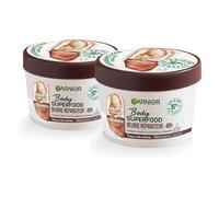 GARNIER Body Superfood - Burro riparatore - Crema corpo idratazione 48 ore - Burro di Cacao & Ceramide - 97% di origine naturale - Vegan & Cruelty Free - Pelle secca - 380 ml - x2