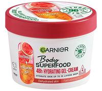 Garnier Body Superfood, crema gel idratante per il corpo, con Watermelon e acido ialuronico, crema per il corpo per la pelle normale, formula vegana, 380 ml x 2