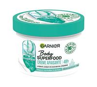 Garnier - Body Superfood - Crema lenitiva per la cura del corpo - Idratazione per 48 ore - Formula vegana e naturale al 96% - Con aloe vera e magnesio - Per pelli da normali a secche - 380 ml