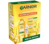 GARNIER - SkinActive Vitamina C Coffret Natale, Special Edition, Routine Anti-Macchie con Acqua Micellare, Siero e Maschera in Tessuto Set cura del viso 1 pieces unisex