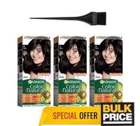 Garnier Color Naturals 2.0 Ebano Nero Colore Capelli Crema Copertura Max Grig...