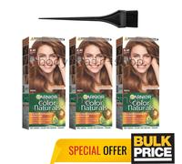 Garnier Color Naturals 6.41 Warm Amber Salon Quality Full Grey Cover...