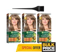 Garnier Color Naturals 7.1 Colore Capelli Biondo Cenere Salone Qualità Nutrie...