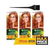 Garnier Color Naturals 7.40 Passionate Copper Hair Dye Full Grey Cover Confez...
