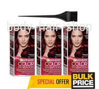 Garnier Color Sensation Hair Color 4.60 Intense Dark Red Luminous Shine confe...