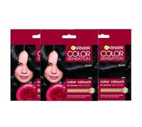 Garnier Color Sensation Retouch Ritocco Per La Ricrescita Dei Capelli Senza Ammoniaca In Soli 10 Minuti (Nero, 3 Unità)