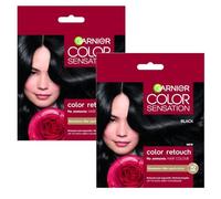 Garnier Color Sensation Retouch Ritocco Per La Ricrescita Dei Capelli Senza Ammoniaca In Soli 10 Minuti (Nero, 2 Unità)