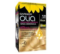 Garnier, Colorazione permanente Olia, Senza ammoniaca, Con oli di fiori di origine naturale, Biondo Caramello (9.30)
