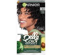 Garnier - Colore permanente dei capelli senza ammoniaca - 90% di origine naturale ingrediente - Formula vegana - Belle Color Naturals - Colore: Marrone cenere scuro (3.1)
