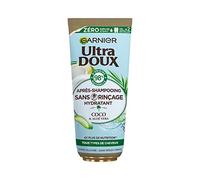Garnier Condizionatore Ultra Doux senza risciacquo, acqua di cocco e aloe, 200 ml