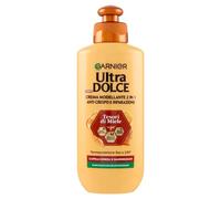 GARNIER - Ultra Dolce, Tesori di Miele, Crema Modellante 2 in 1 Anti-crespo e Riparazione Cera 200 ml unisex