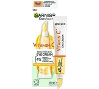 Garnier Crema per gli occhi, con 4% di vitamina C, trattamento alleggerimento degli occhi per occhiaie, previene le borse sotto gli occhi e il gonfiore sotto gli occhi, vitamina C*, 15 m