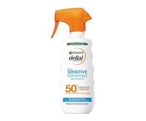 GARNIER DELIAL Sensitive Advanced - Latte solare per pelli chiare, sensibili e intolleranti al sole, IP50+, multicolore - 270 ml