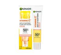 Garnier Fluido Anti-UV Quotidiano Anti-Macchie Glow, SPF 50+, Per Tutti i Tipi d