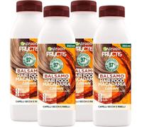 Garnier Fructis Balsamo Hair Food Macadamia Capelli Secchi 4x350 ml