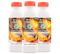Garnier Fructis Hair Food Ananas Balsamo Lunghezze Luminose per Capelli Lunghi e Spenti Azione Districante e Anticrespo Deterge Nutre Idrata - 3 flaconi da 350 ml