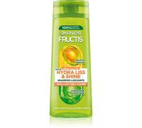 Garnier Fructis Shampoo Lisciante, Per Capelli Crespi, Effetto Luminoso, Con Olio di Argan e Cheratina Vegetale, Hydra Liss & Shine, 250 ml